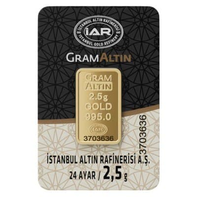 24 Ayar - 2.5 Gram Altın