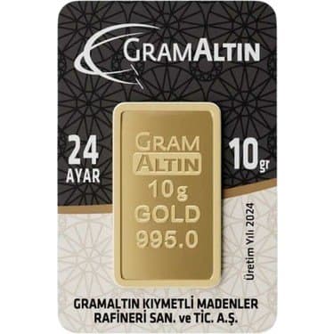 24 Ayar - 10 Gram Altın