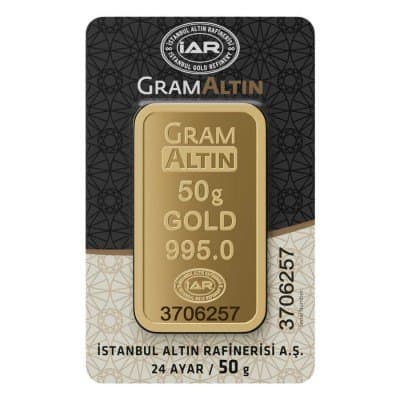 24 Ayar - 50 Gram Altın