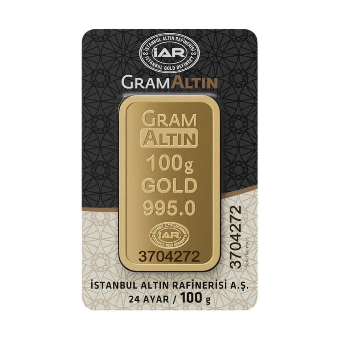 24 Ayar - 100 Gram Altın