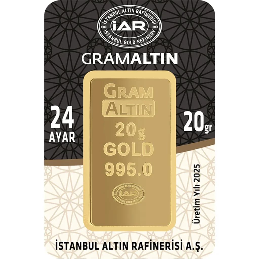 24 Ayar - 20 Gram Altın
